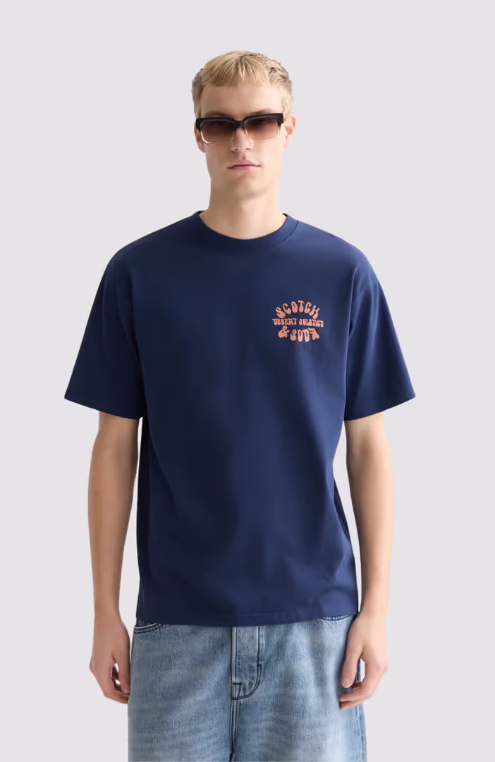 Front and back artwork relaxedfit Tshirt