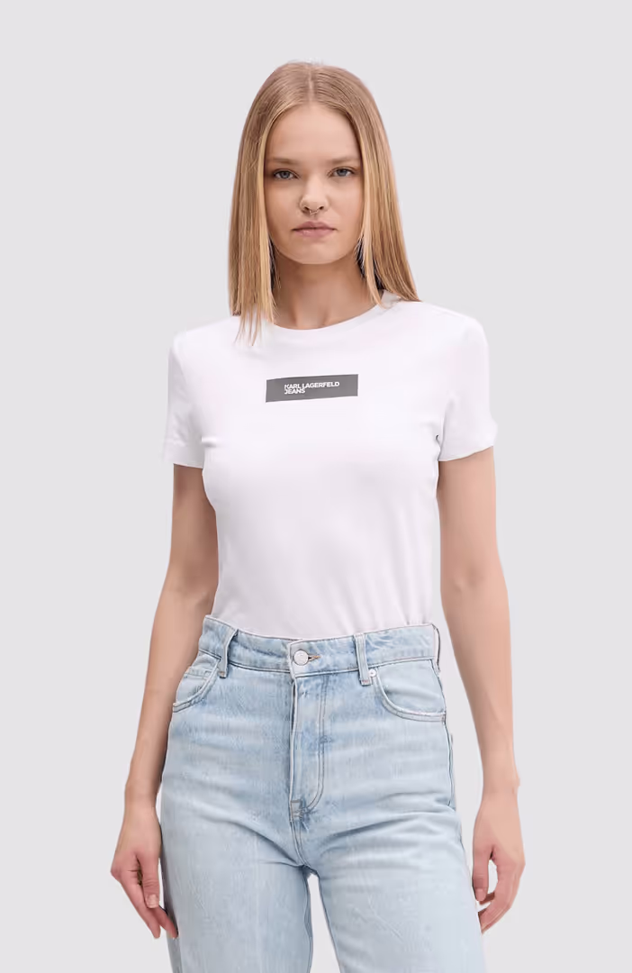 Klj Slim Reflective Logo Tee