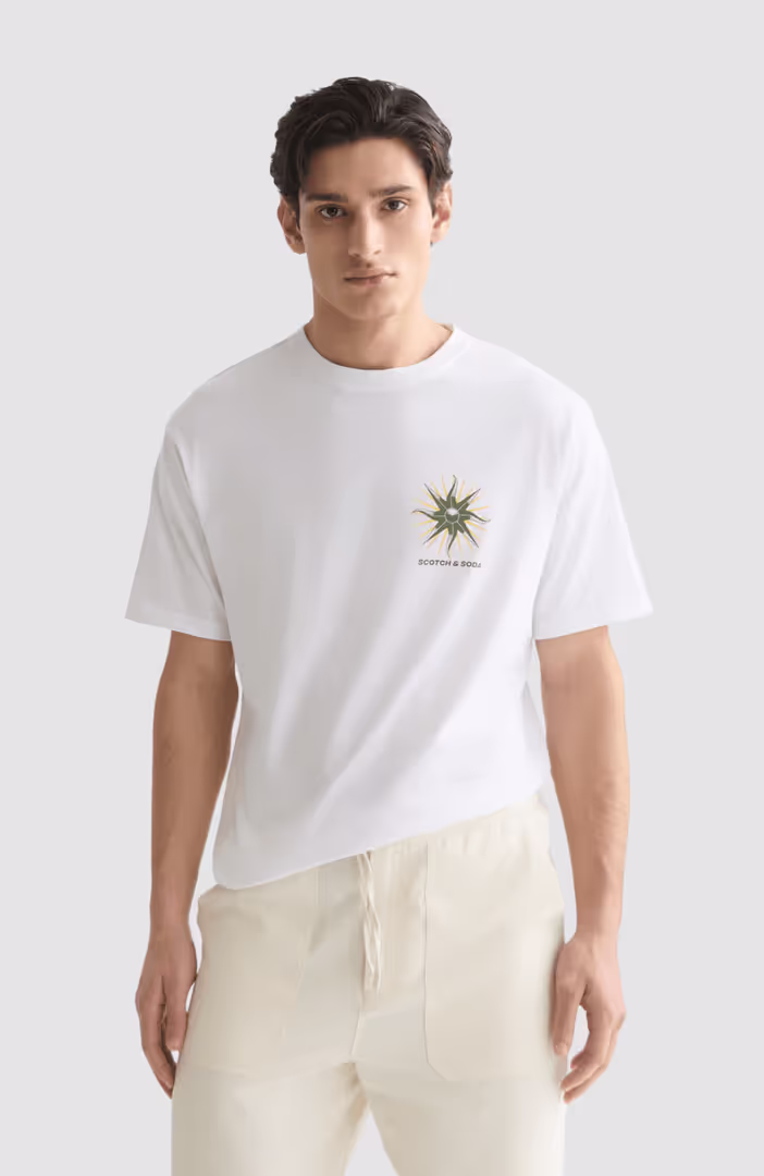 Front and back artwork relaxedfit Tshirt
