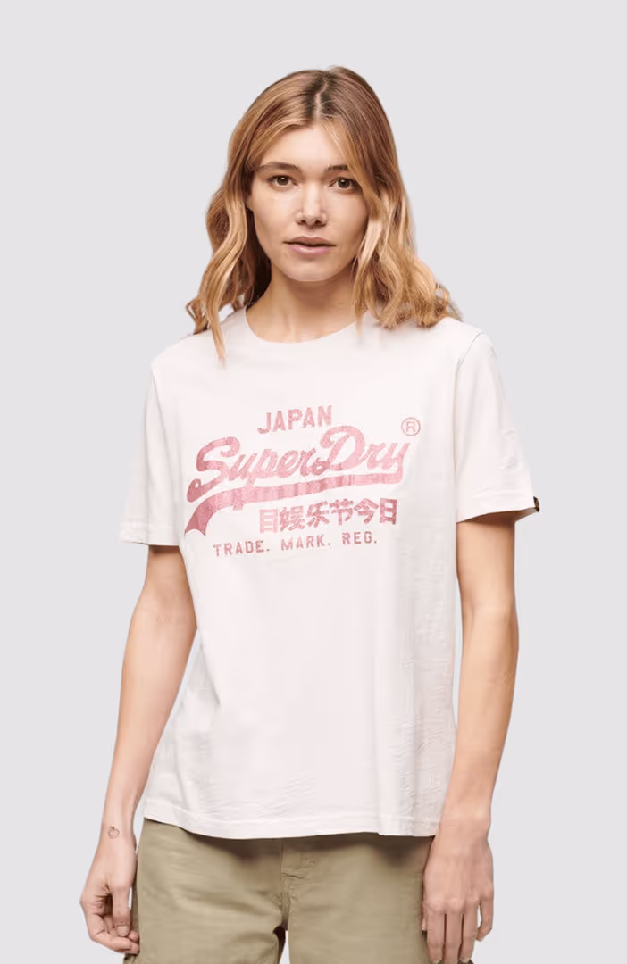 Metallic Vl Relaxed T Shirt