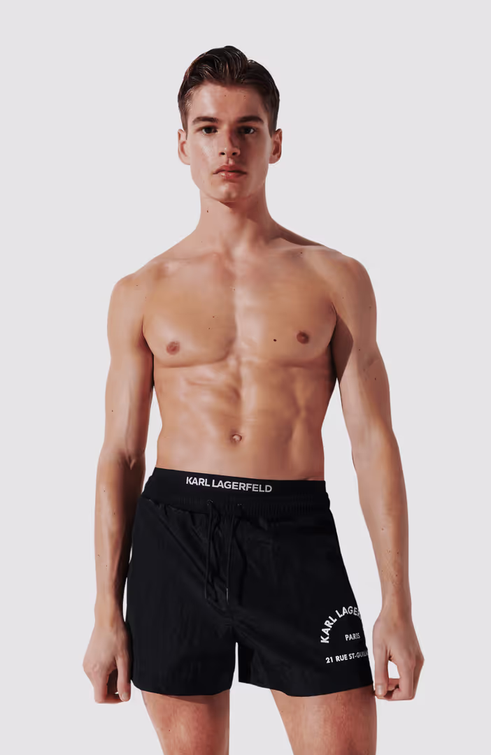 Short Boardshorts W/ Elastic