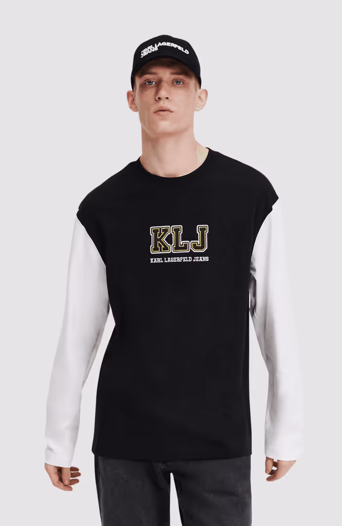 KLJ Relaxed Lslv Logo Tee