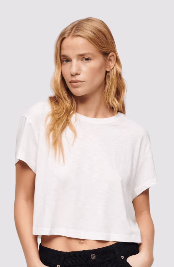 Slouchy Cropped Tee