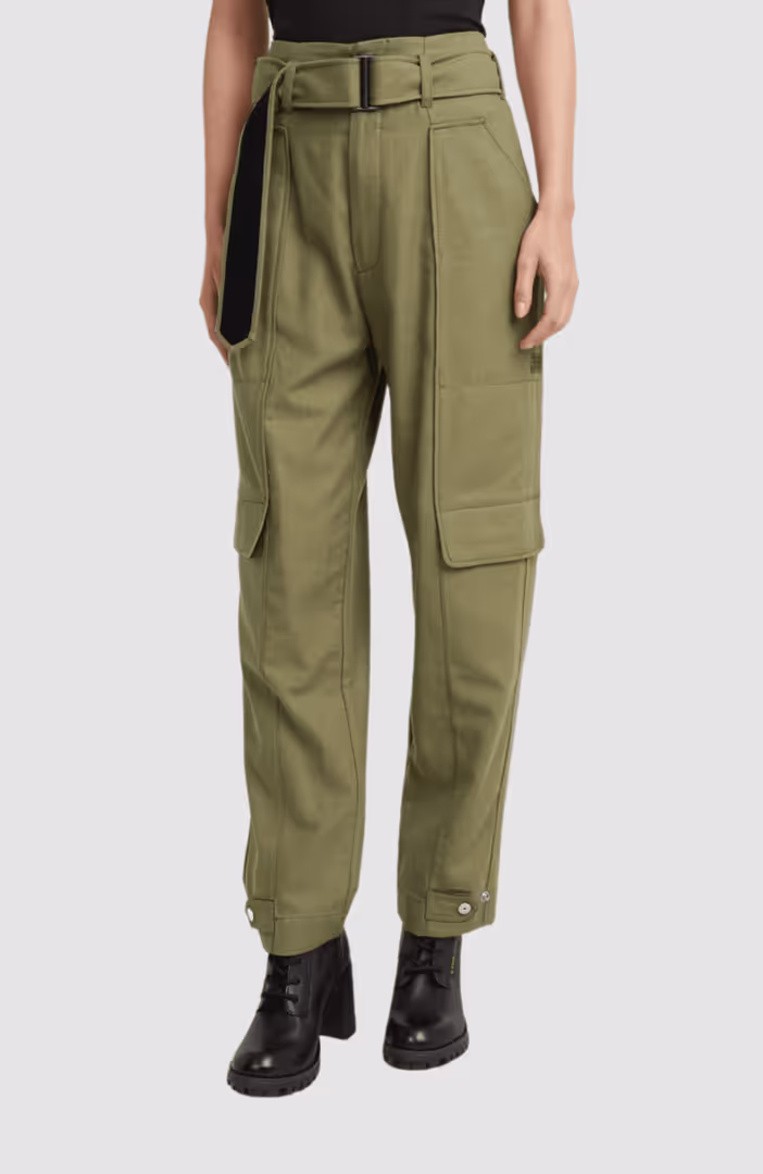 High Paperbag pant wmn