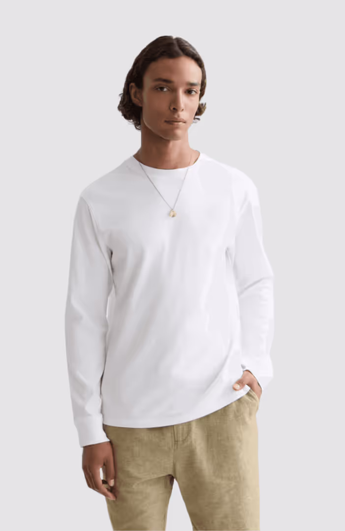 Chest logo regular-fit  long-sleeved T-shirt