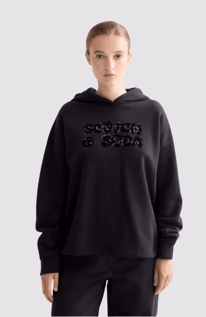 Hoodie with open back