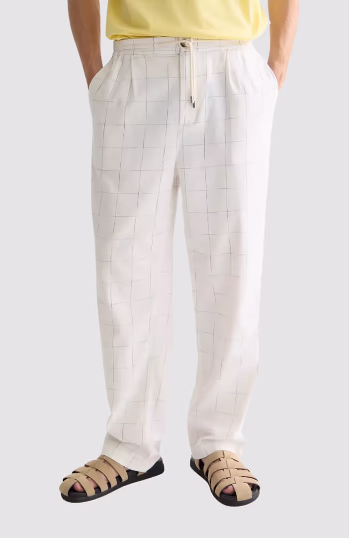 Oliver linenblend relaxed straightfit jogger