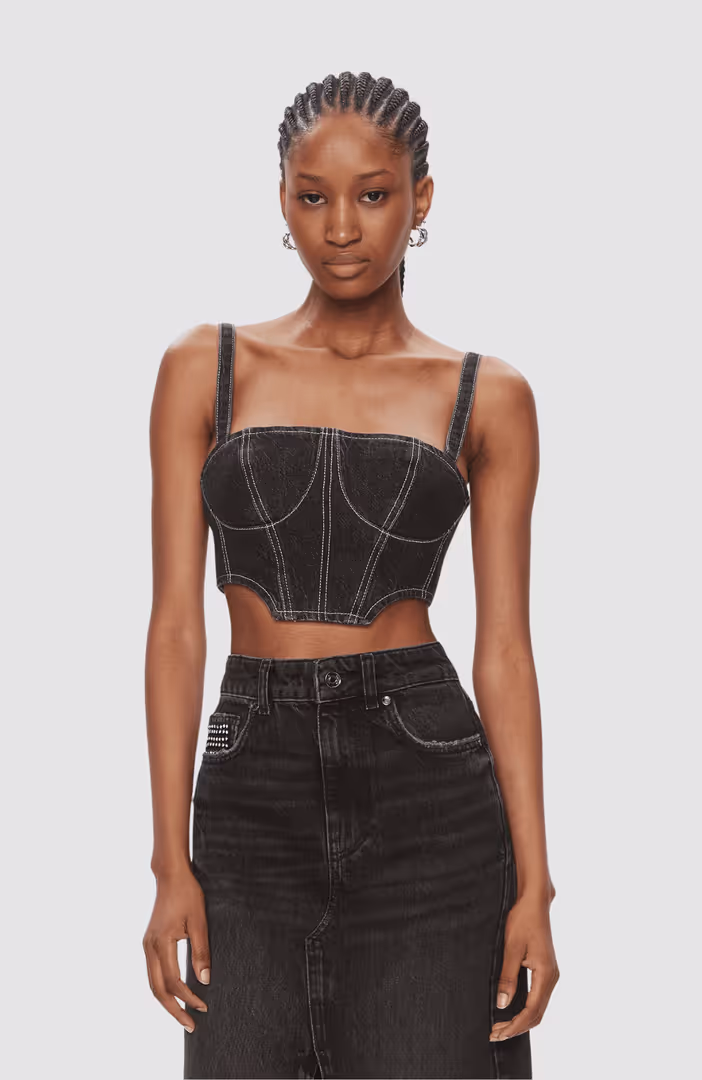 Klj Denim Bustier