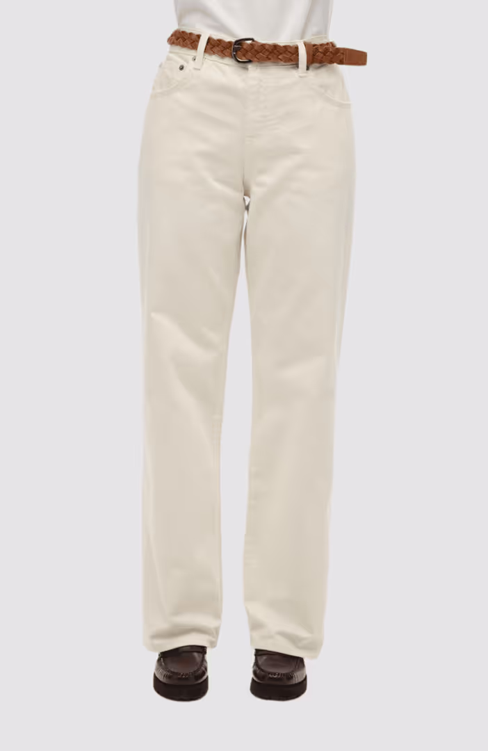 MID RISE WIDE LEG JEAN