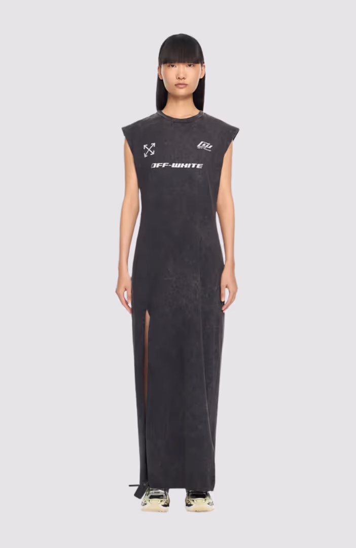 Racer Loose Jersey Dress