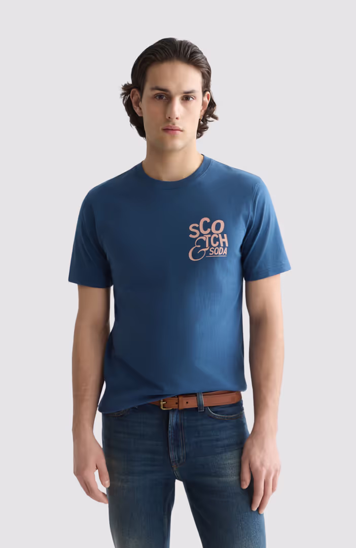 Left Chest Artwork Regular-Fit T-Shirt