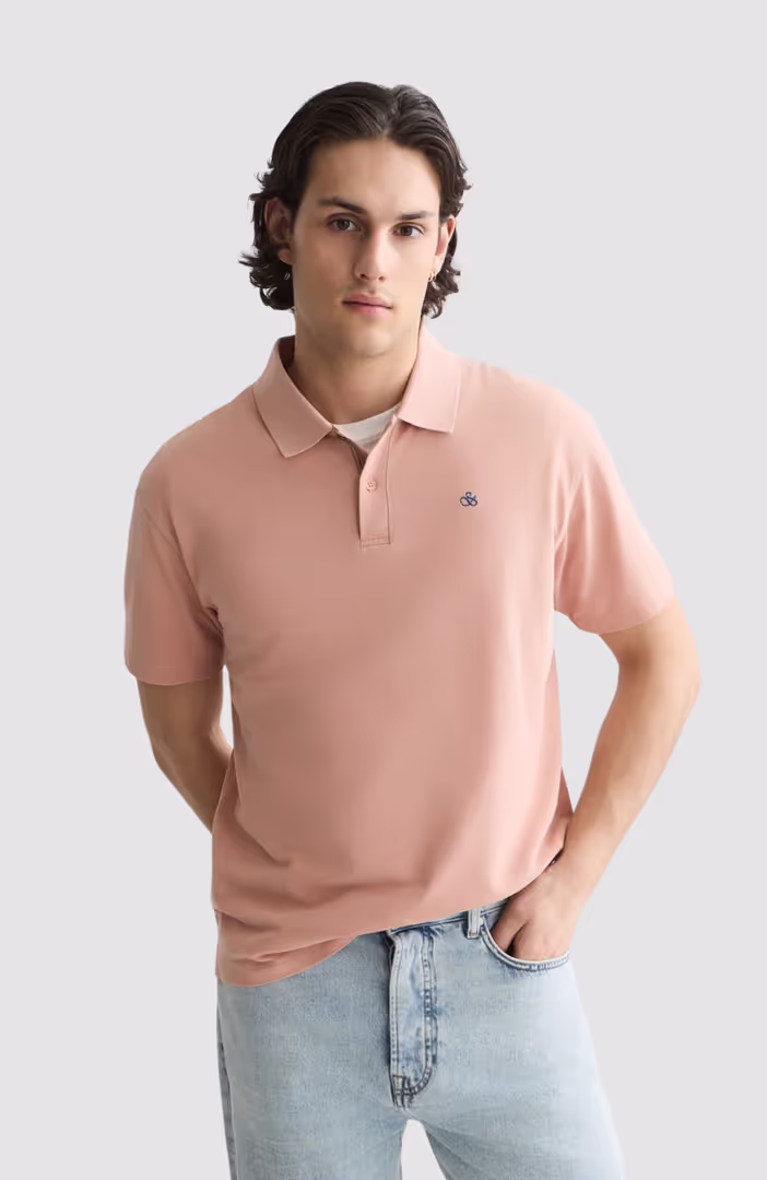 Pique Garment Dyed Relaxed-Fit Polo