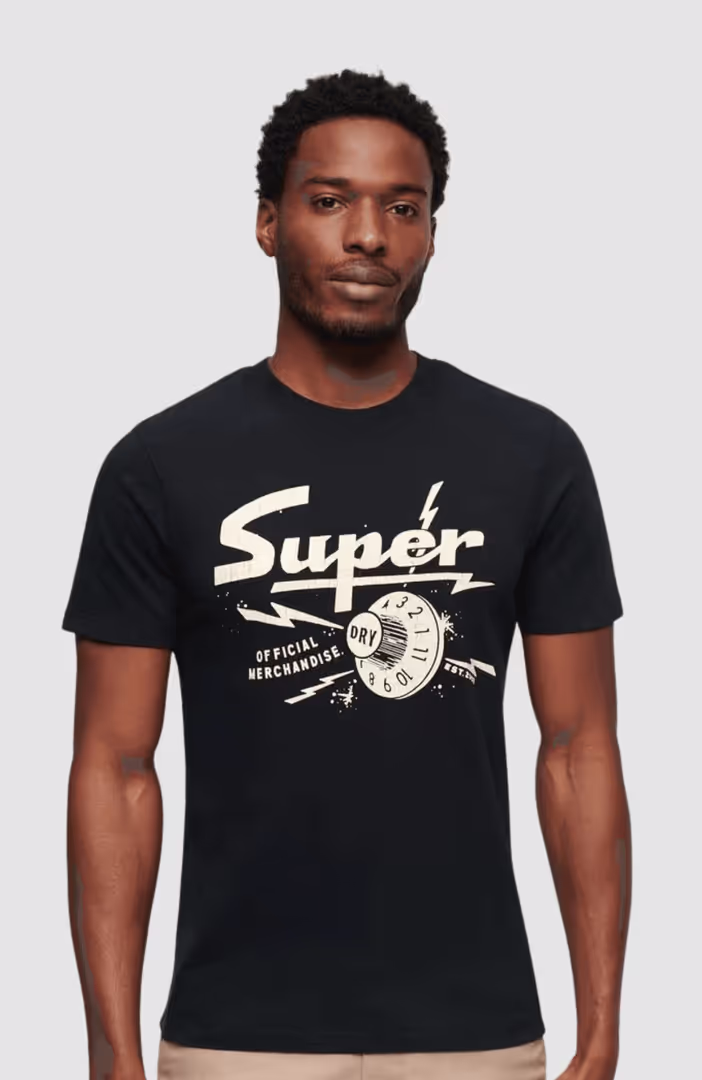 Retro Rocker Graphic T Shirt