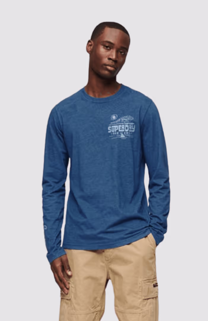 Vintage Travel Sticker Ls Top