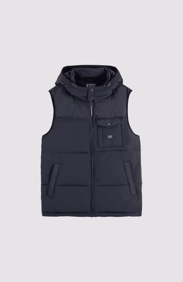 Quilted Hooded Vest