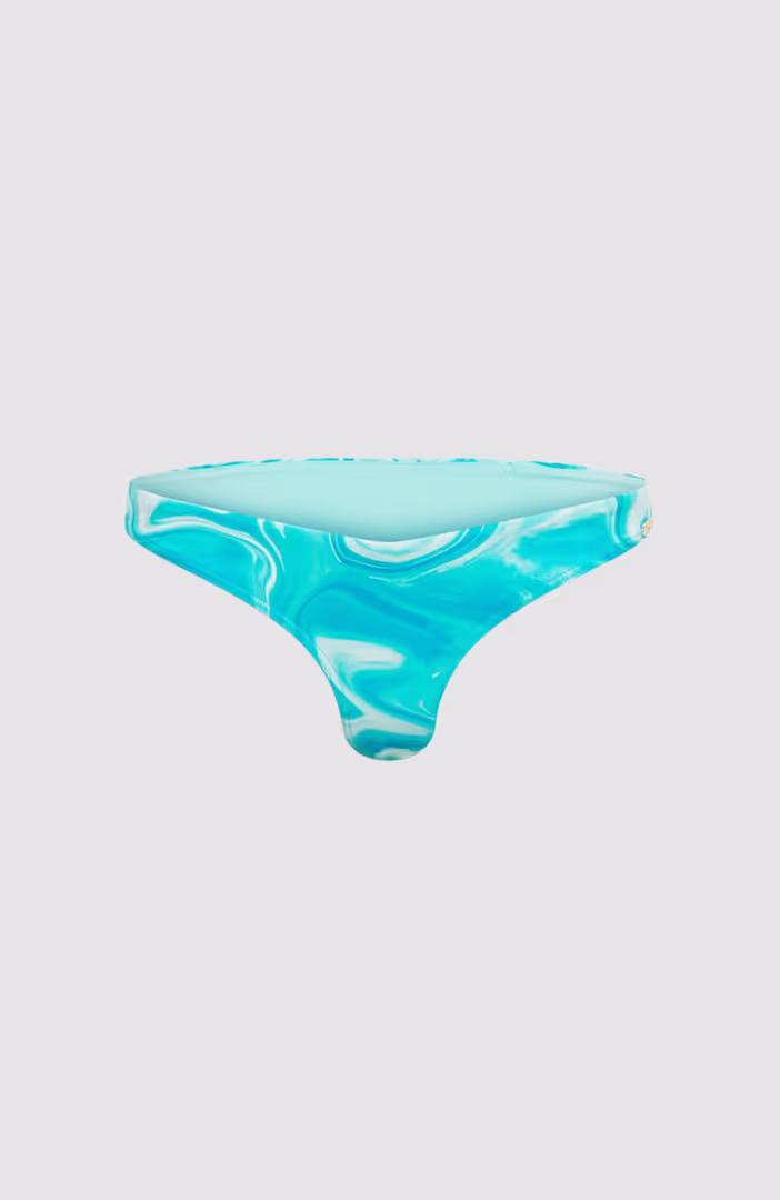 Print Cheeky Bikini Bottoms