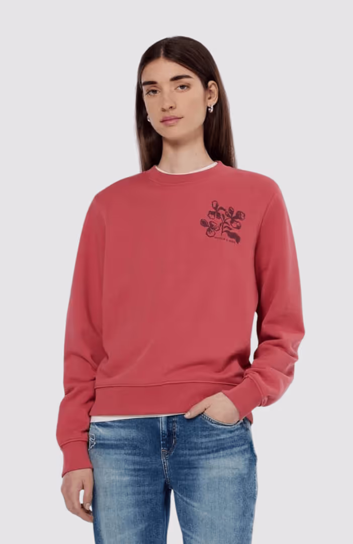 Chest artwork regular sweatshirt