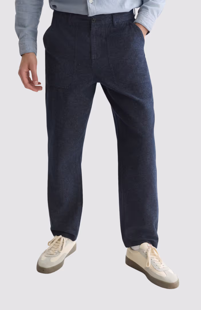 Harper Cotton-Linen Tapered Fit Chino