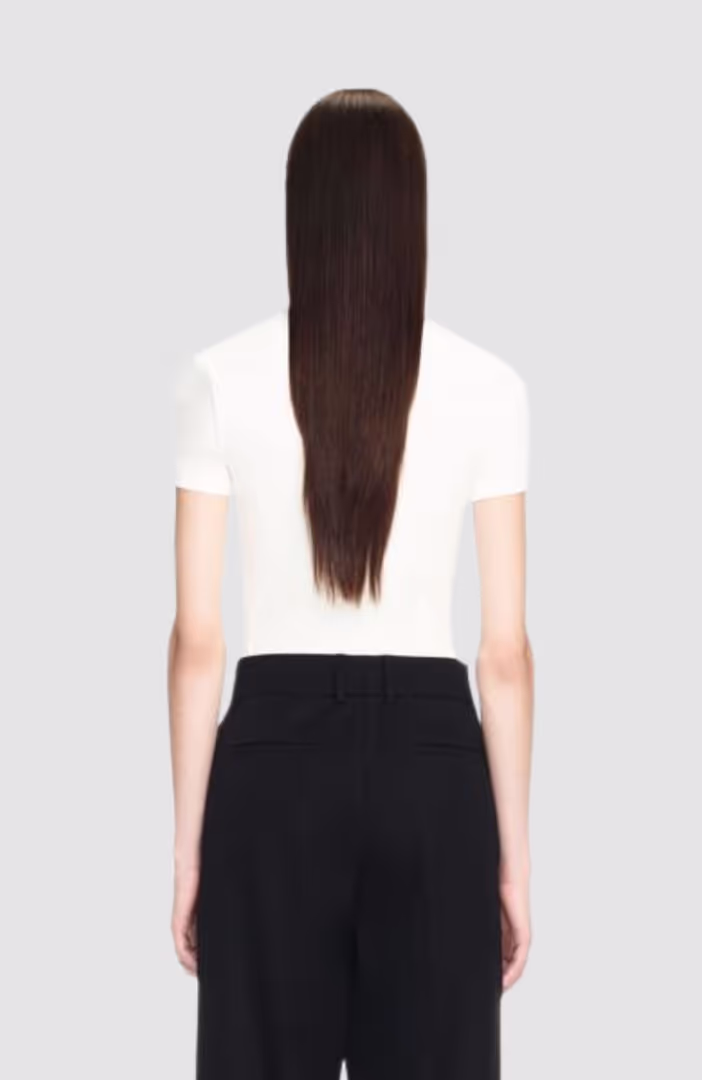 Off Stamp Rib Basic Tee