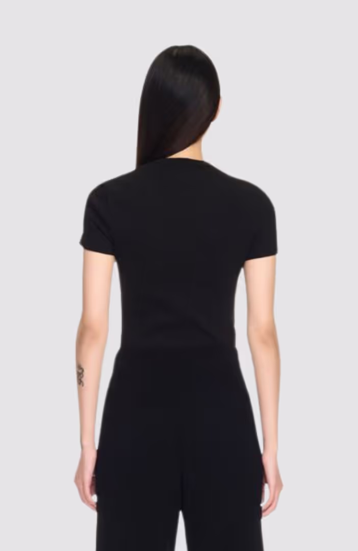 Off Stamp Rib Basic Tee