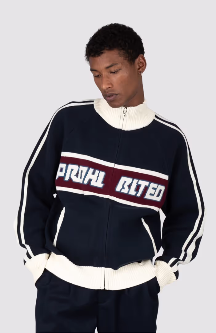 Letterman Knit Jacket