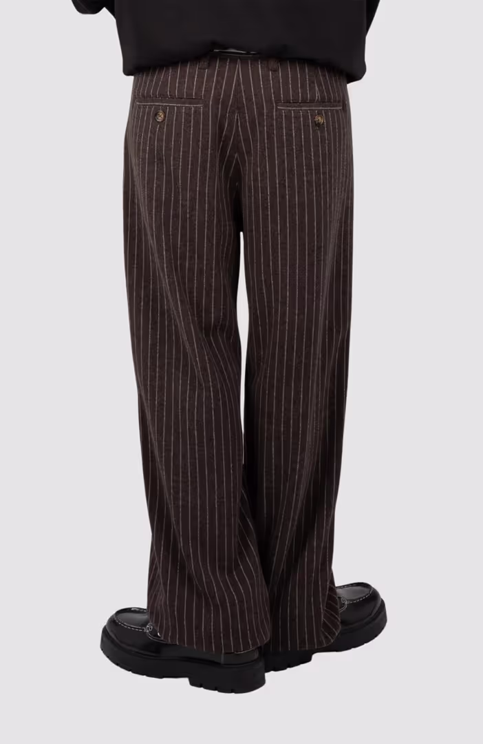Revival Pinstripe Pleated Pants
