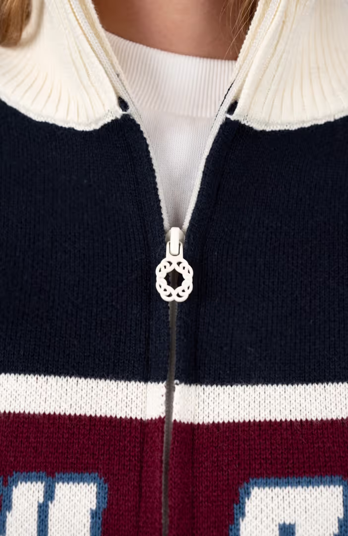 Letterman Knit Jacket