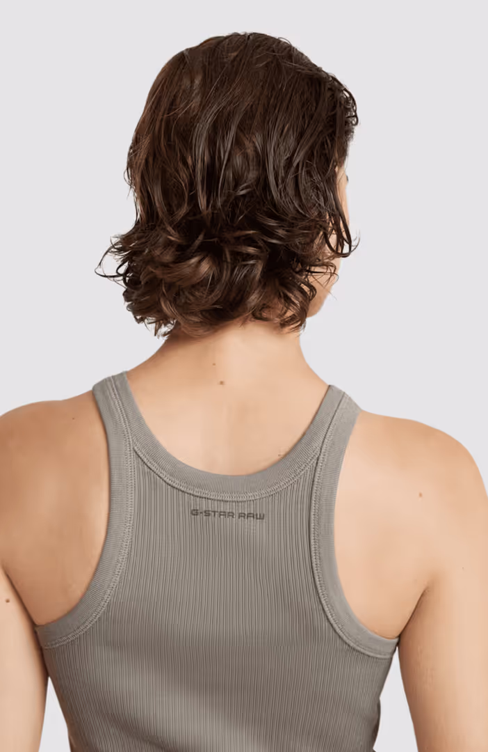 Italian army ultra slim tank top wmn