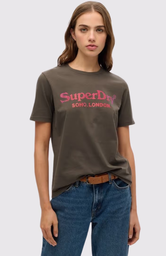 VENUE METALLIC RELAXED TEE