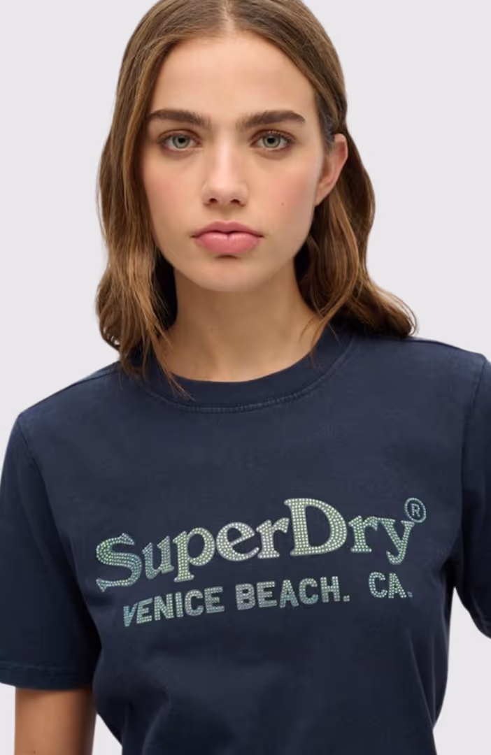 VENUE METALLIC RELAXED TEE