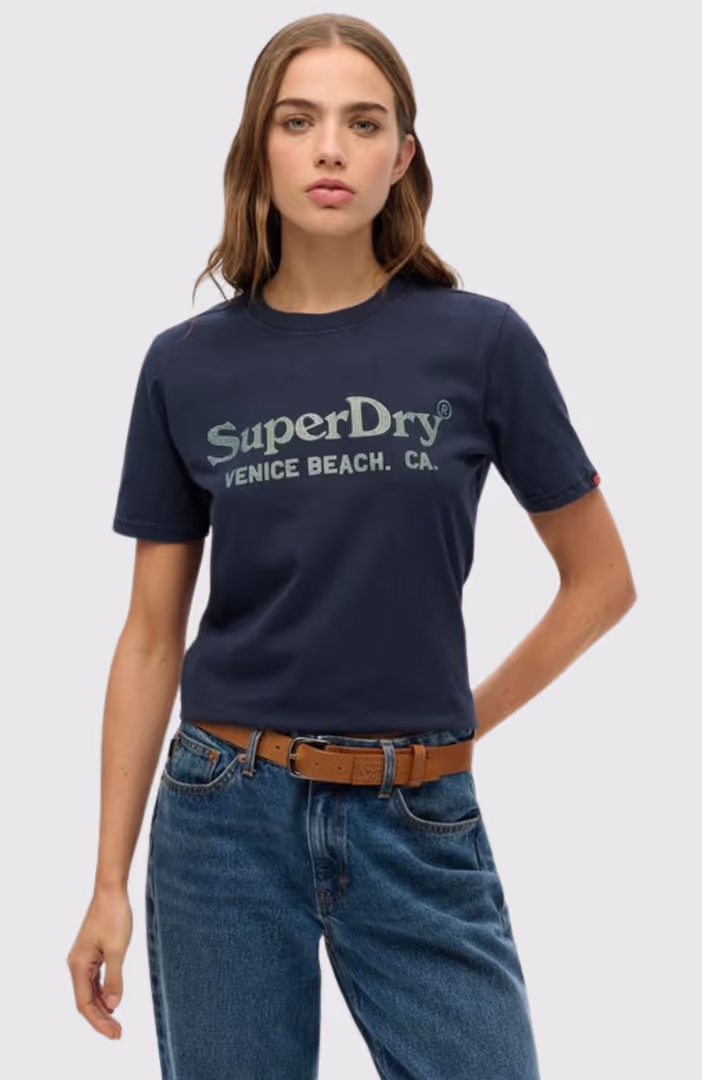 VENUE METALLIC RELAXED TEE