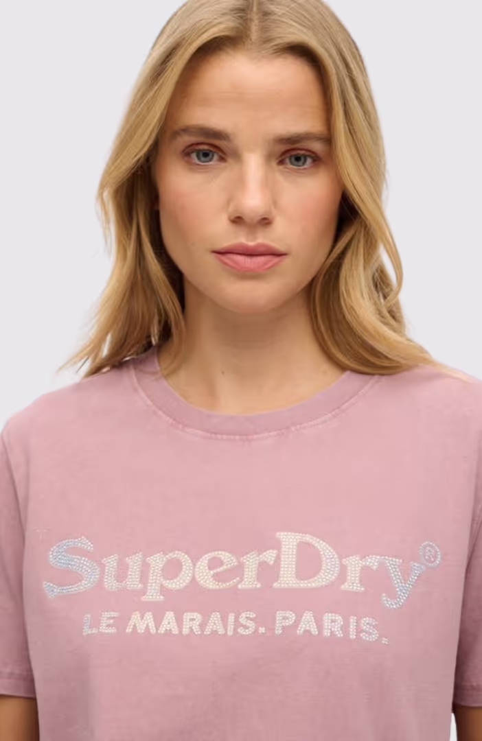 VENUE METALLIC RELAXED TEE