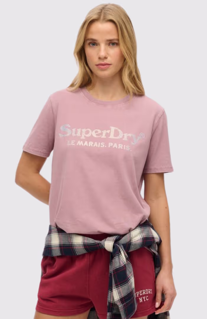 VENUE METALLIC RELAXED TEE
