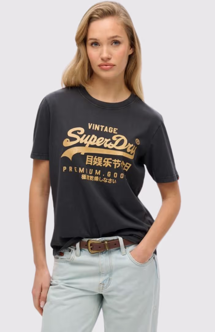VL METALLIC RELAXED TEE