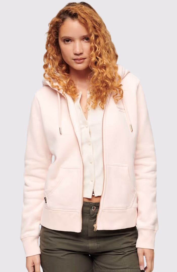 Essential Logo Zip Hoodie