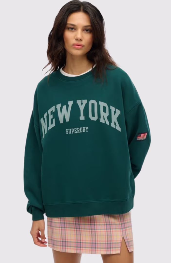 ATHLETIC OVERSIZED CREW