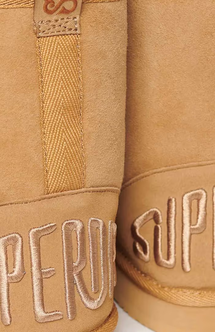 Suede Sherpa Ankle Boot