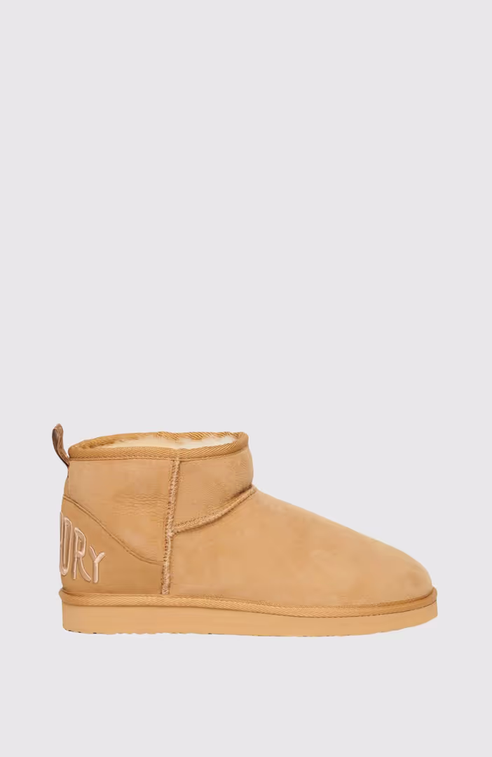 Suede Sherpa Mini Boot