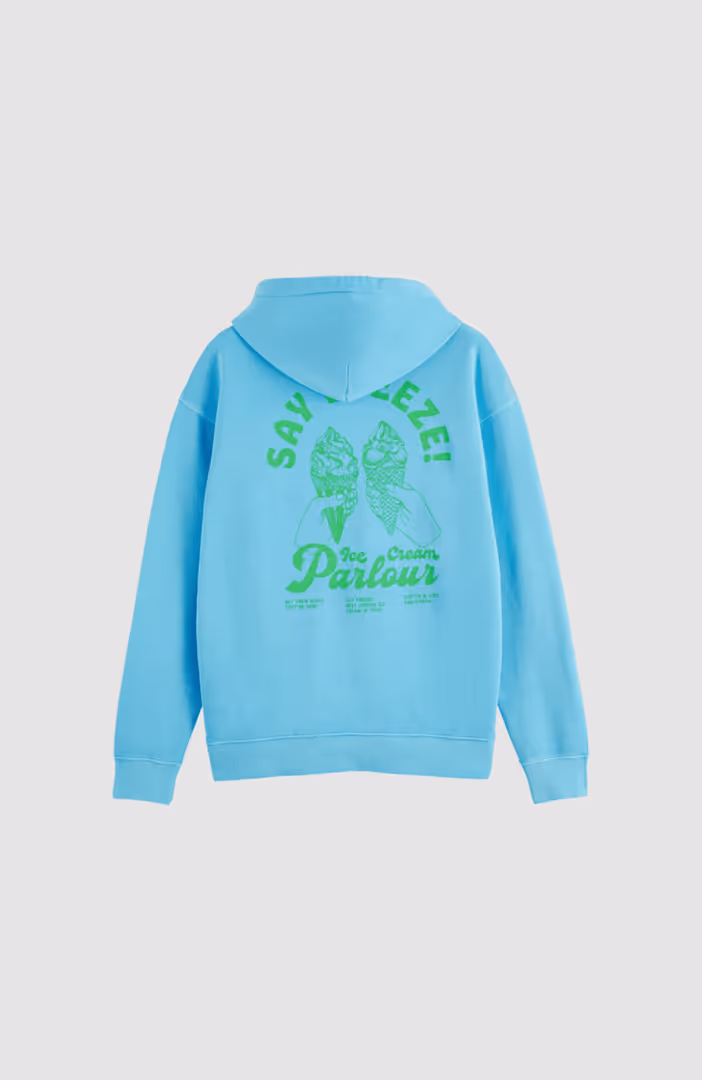 Garment-Dyed Artwork Hoodie