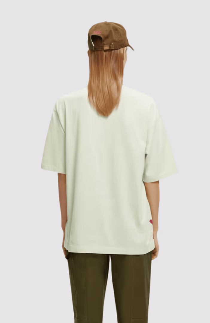 Printed oversized-fit T-shirt in Organic Cotton