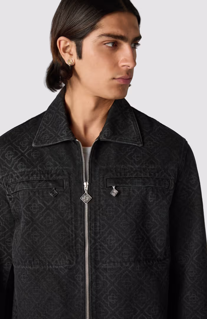 Black Monogram Jacket