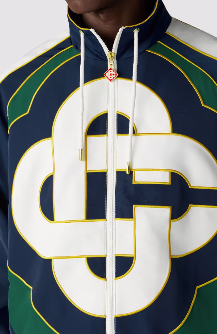 Cc Applique Colourblock Windbreaker Jacket