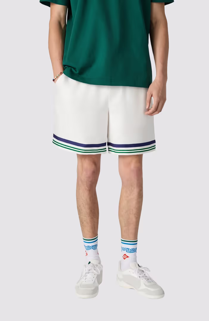 Hotel Emblem Silk Shorts