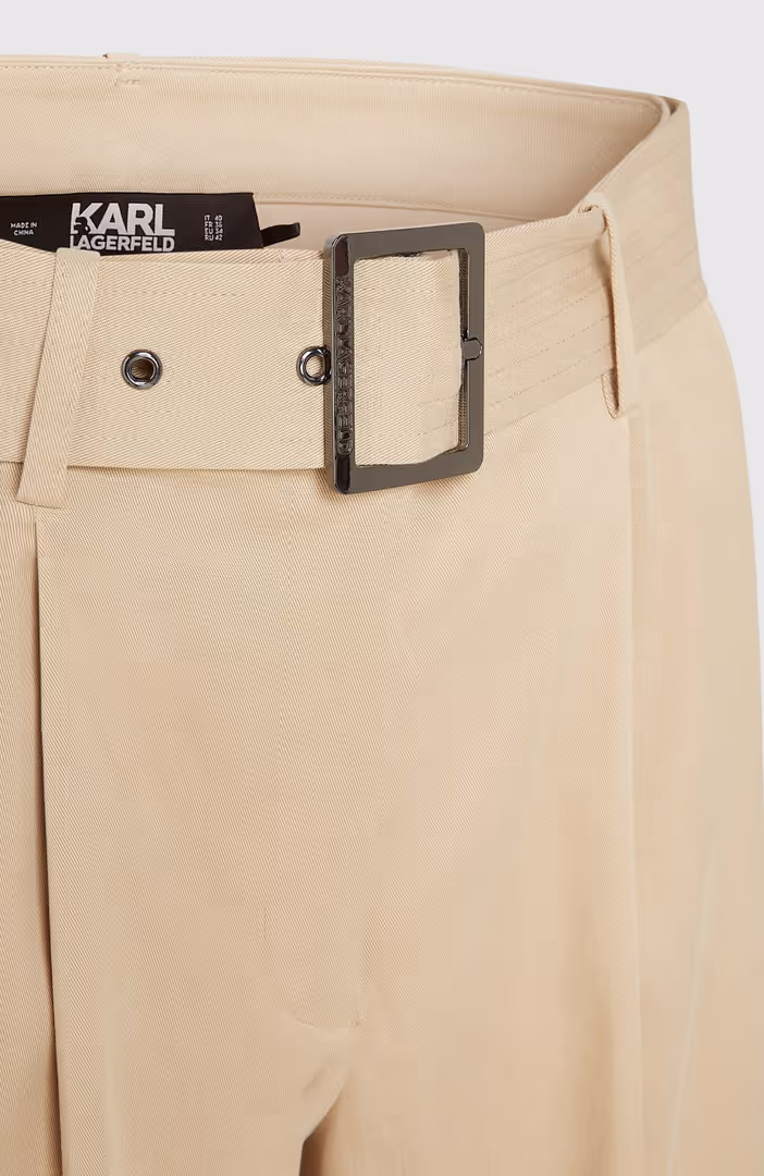 Cotton Blend Pants