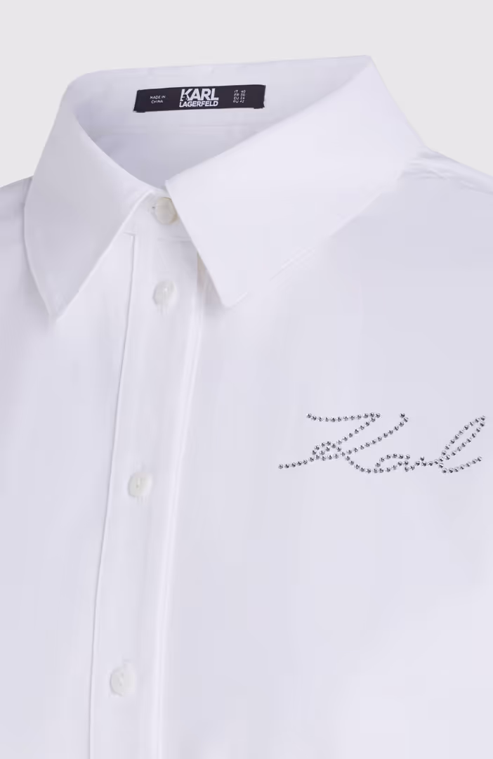 Crop Poplin Shirt