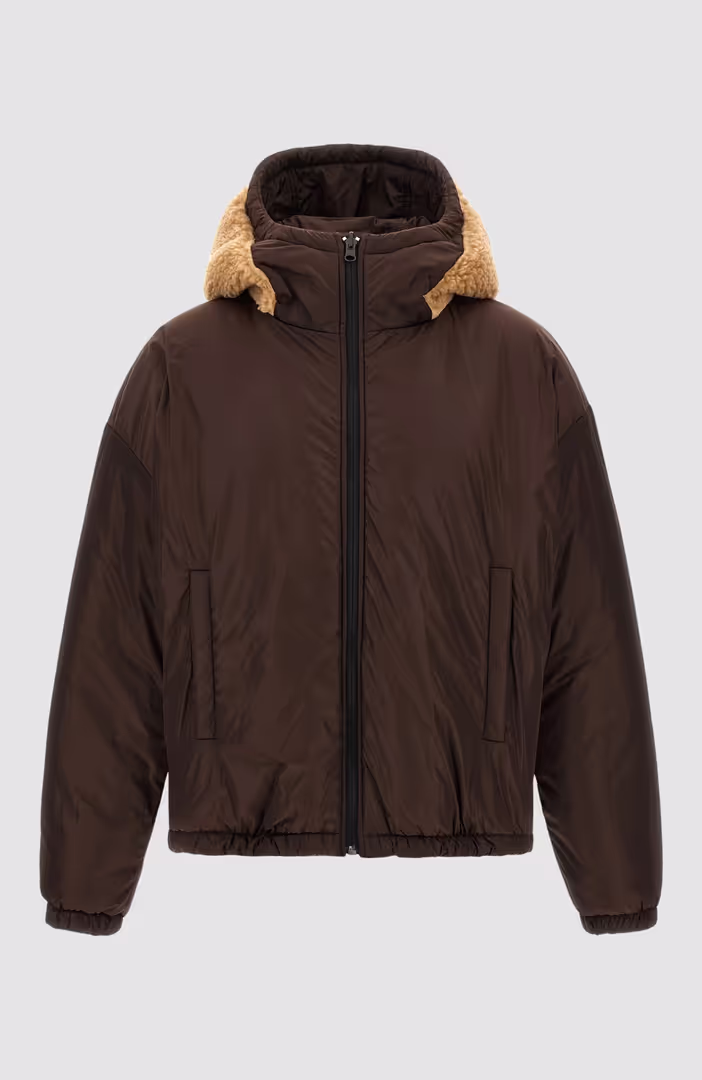 Reversible Hooded Teddy Jacket