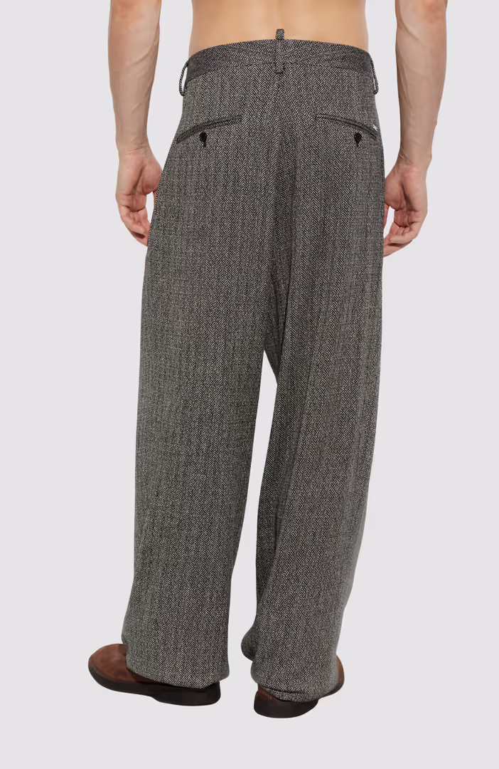 Easy Zoot Herringbone Pants