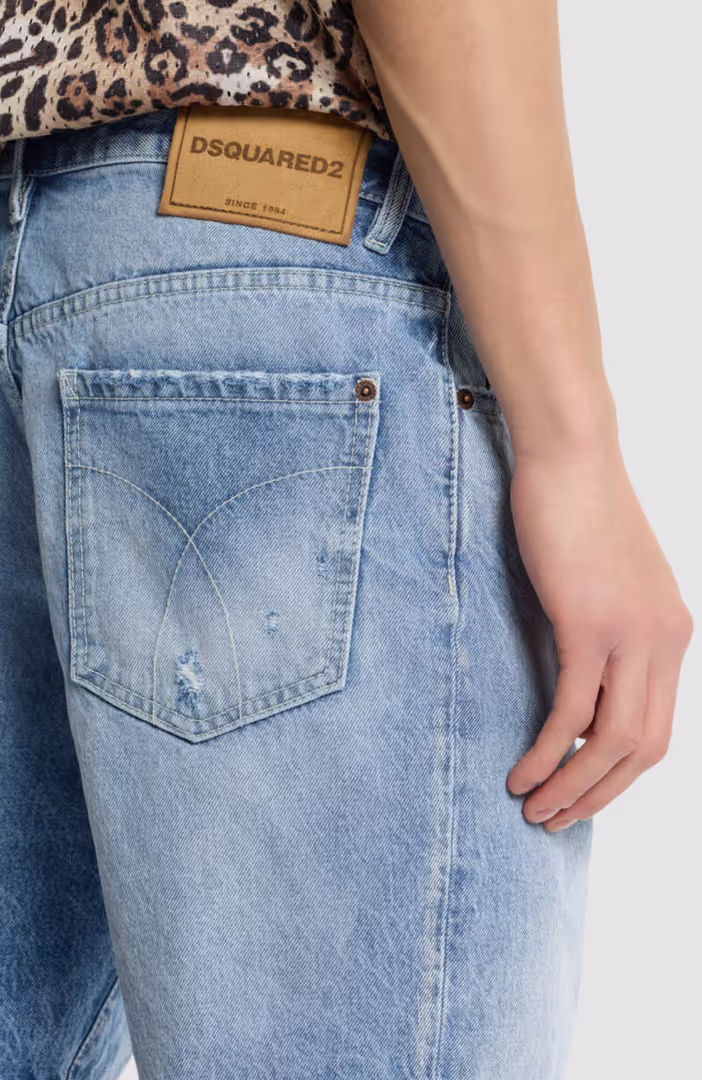 Light Diagonale Wash Marine Shorts