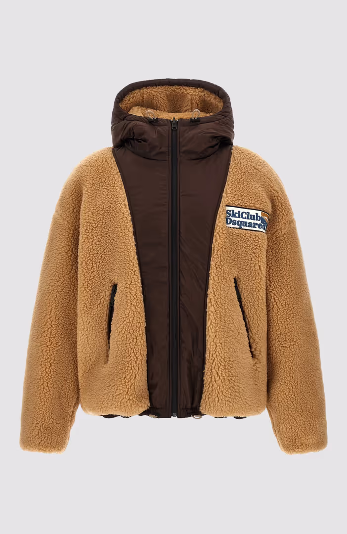 Reversible Hooded Teddy Jacket