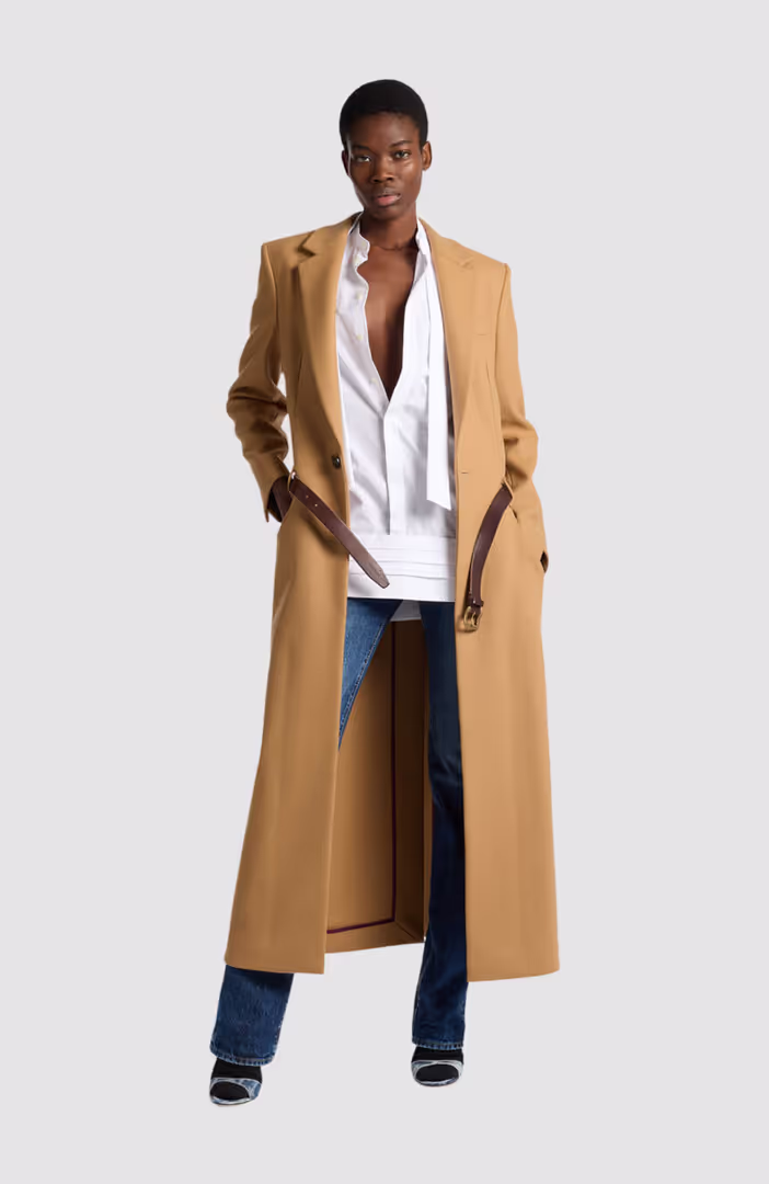 Low Belt Coat